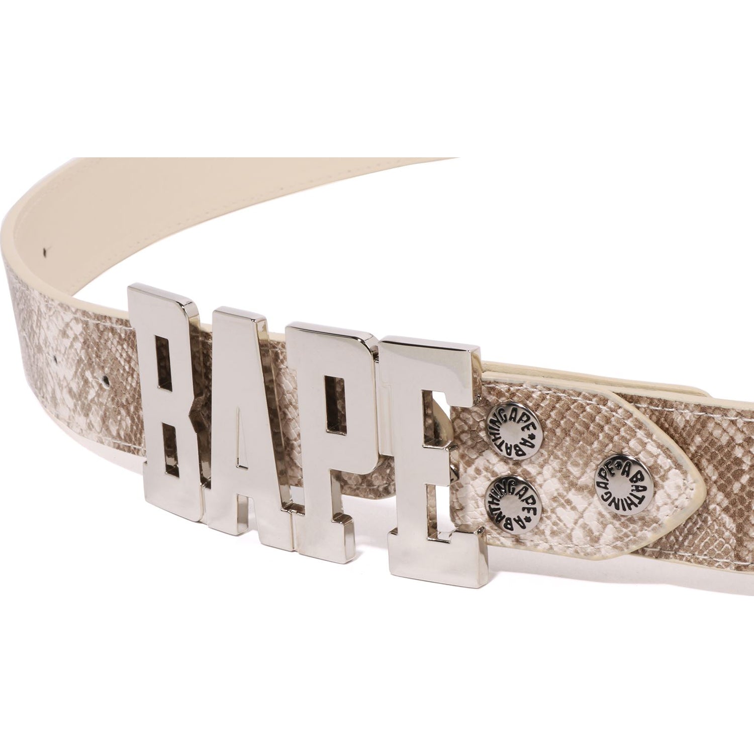 BAPE SNAKE BELT MENS
