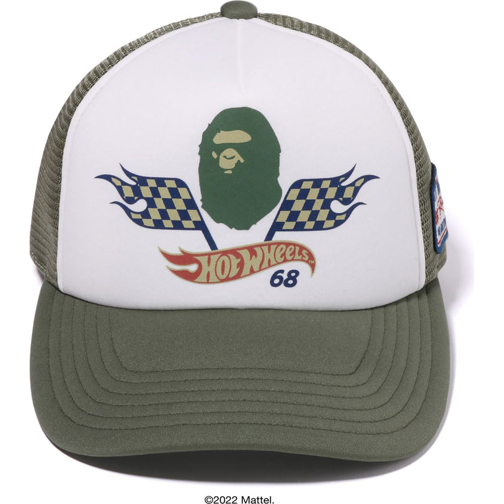BAPE X HOT WHEELS MESH CAP MENS