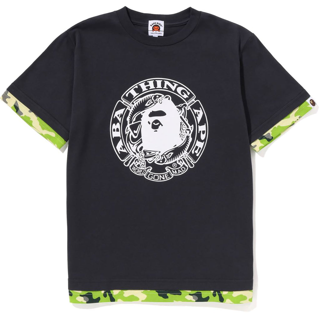 WOODLAND CAMO LAYERED TEE KIDS