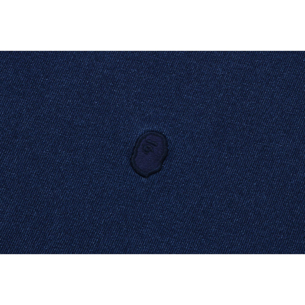 APE HEAD ONE POINT INDIGO TEE MENS