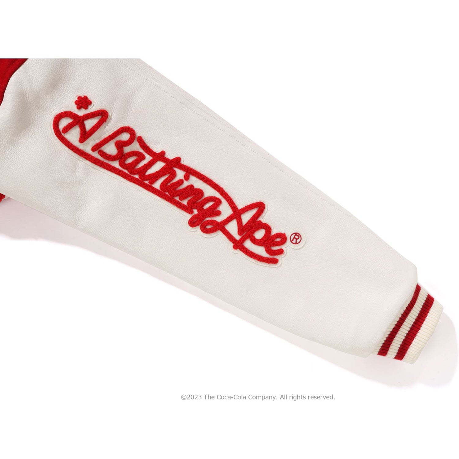 BAPE X COCA-COLA VARSITY JACKET MENS