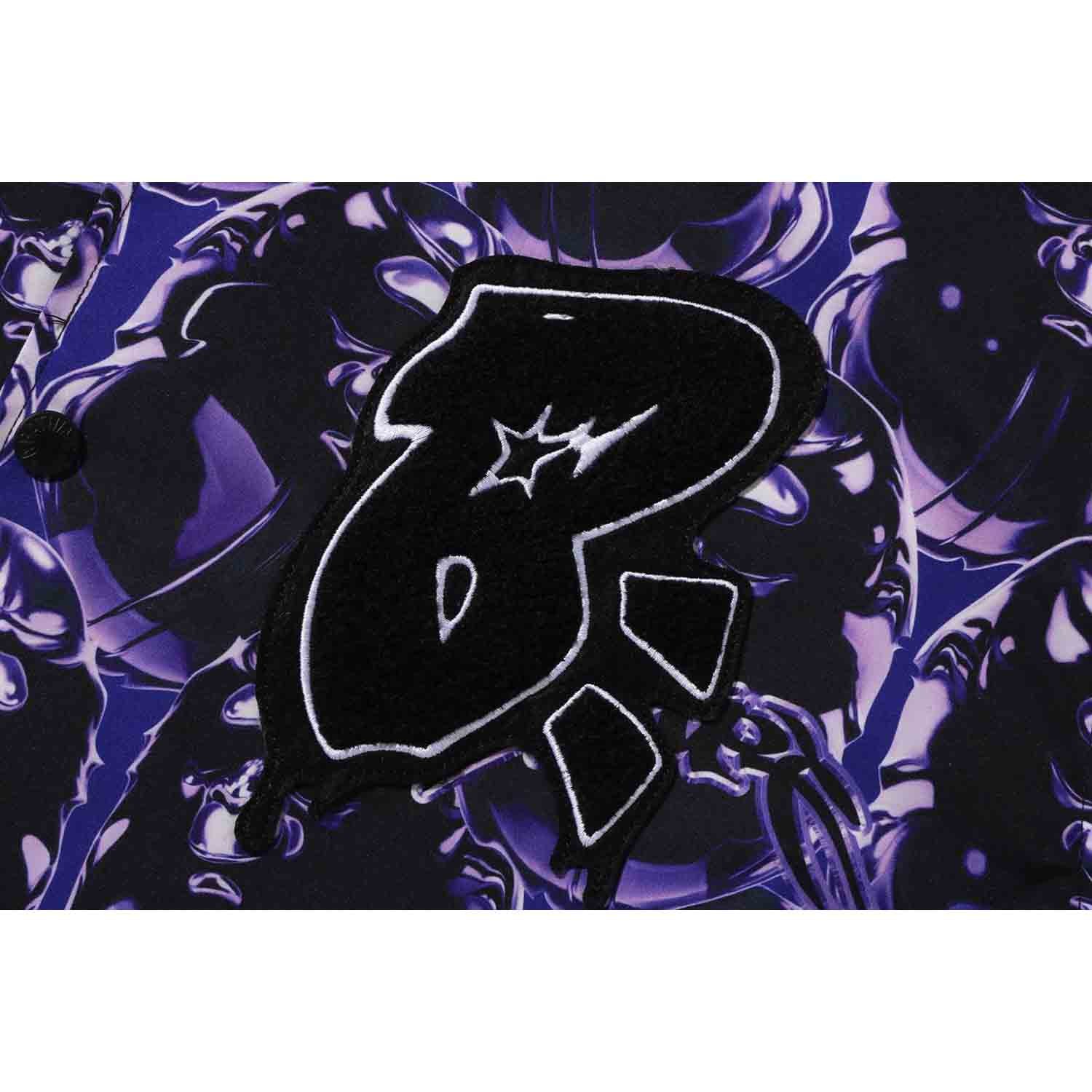 APE HEAD GRAFFITI COACH JACKET RELAXED FIT MENS