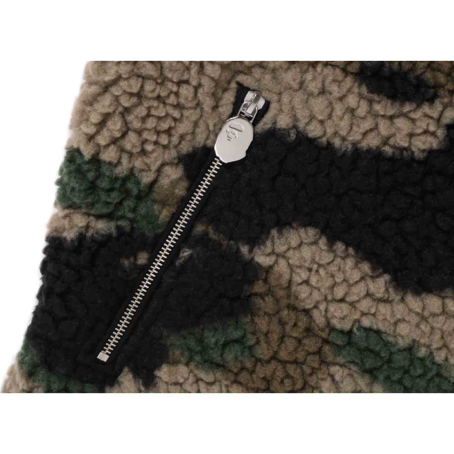 1ST CAMO METAL APE HEAD ONE POINT FLEECE JACKET MENS