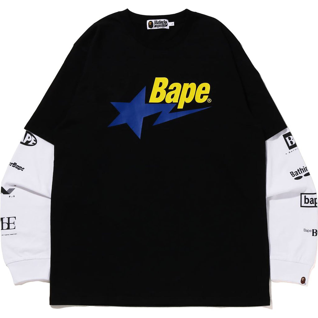 BAPE STA LAYERED L/S TEE MENS