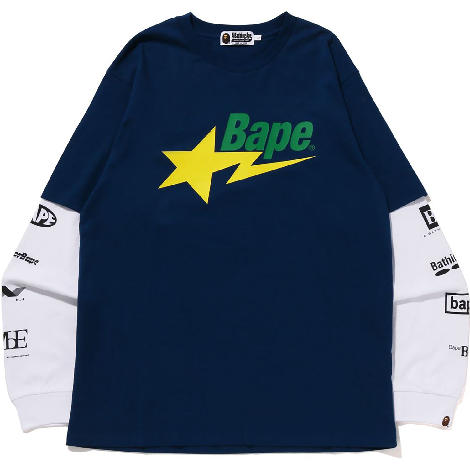 BAPE STA LAYERED L/S TEE MENS