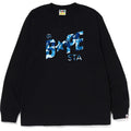 ABC CAMO BAPE STA LOGO L/S TEE MENS