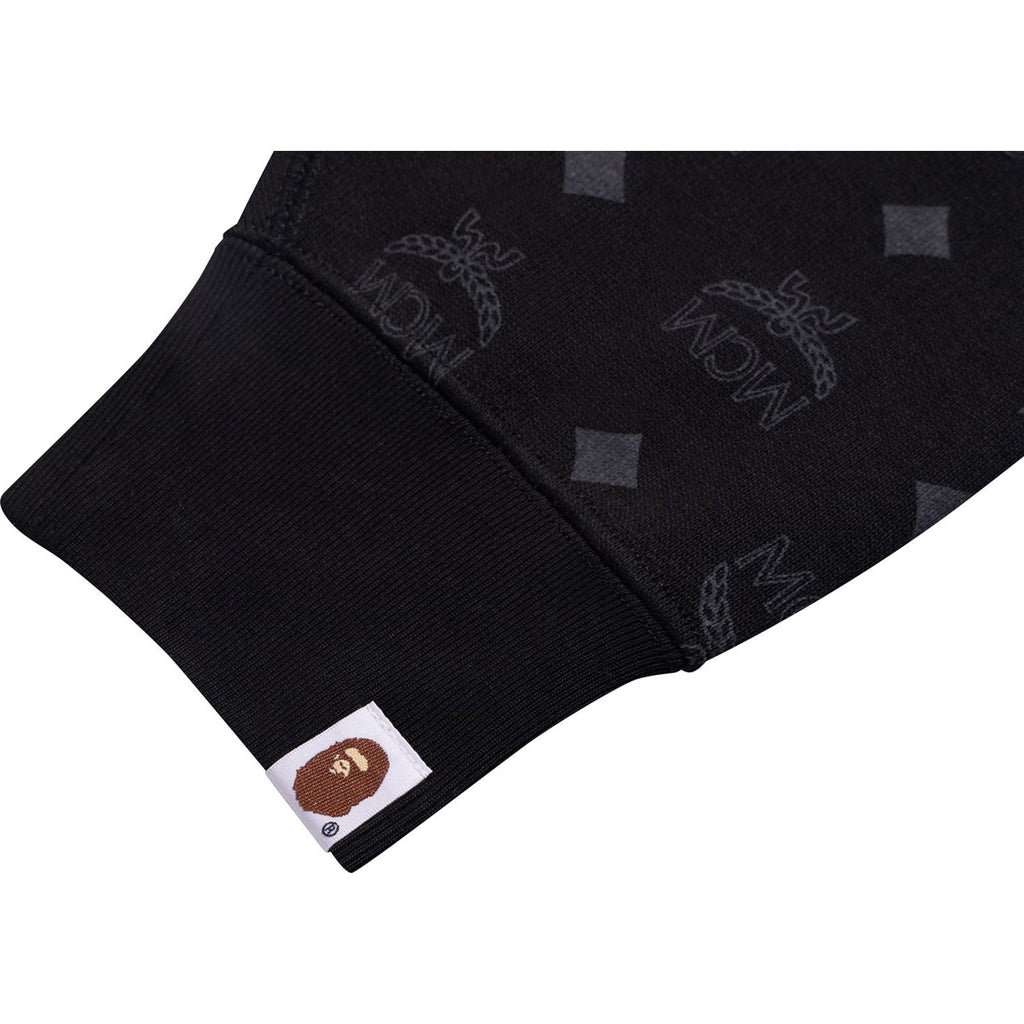 BAPE X MCM SHARK PULLOVER HOODIE MENS
