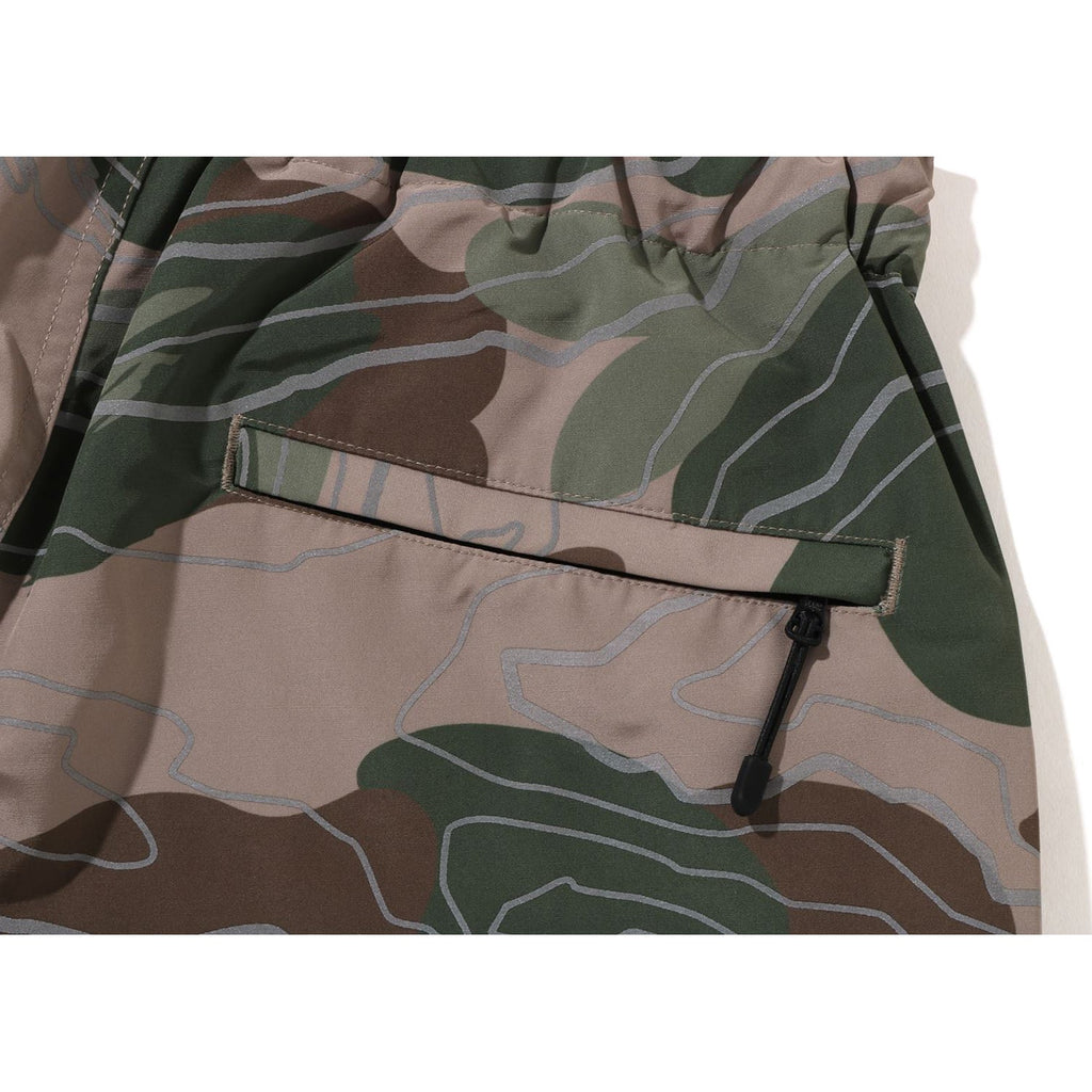 LAYERED LINE CAMO TRACK PANTS MENS