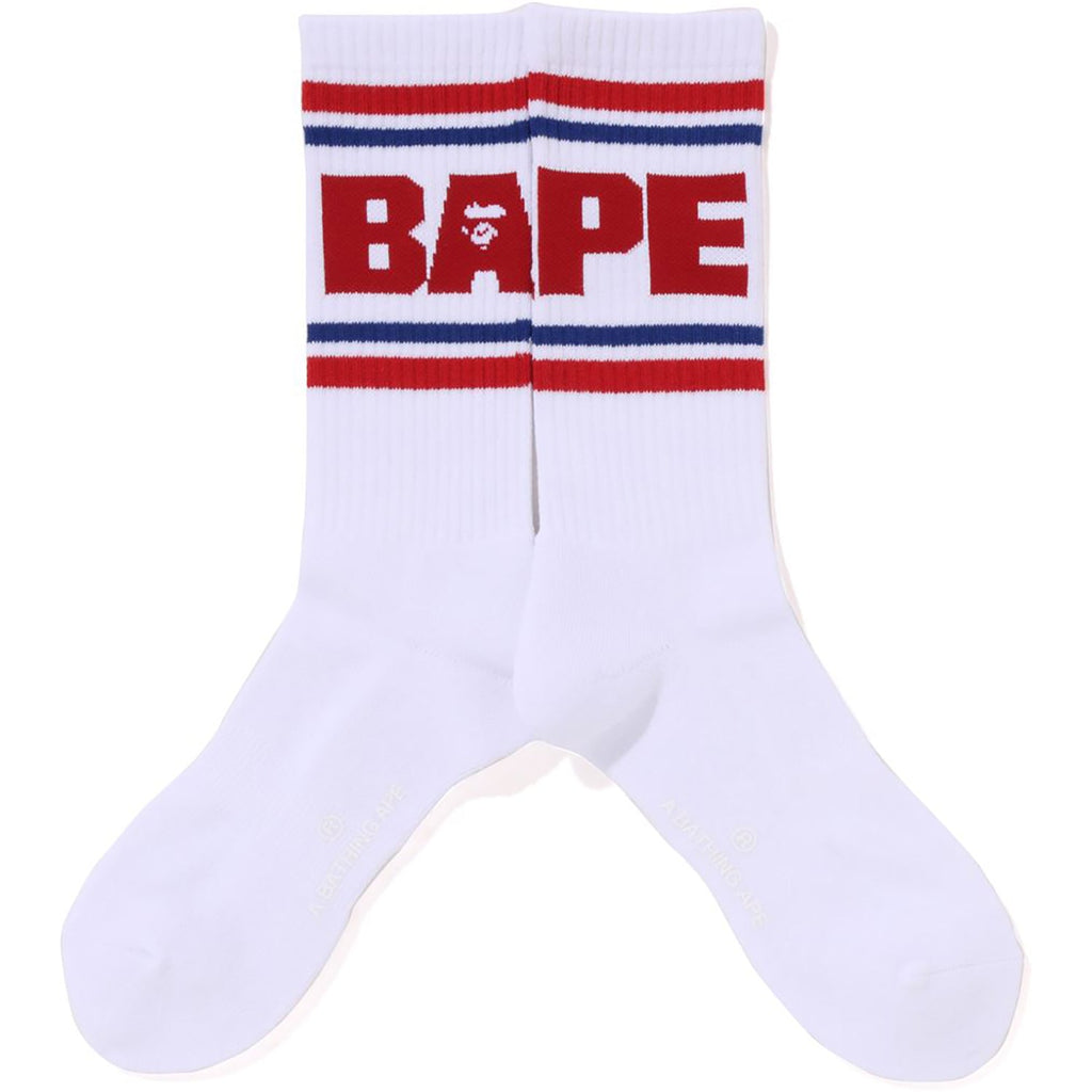 BAPE LINE SOCKS MENS