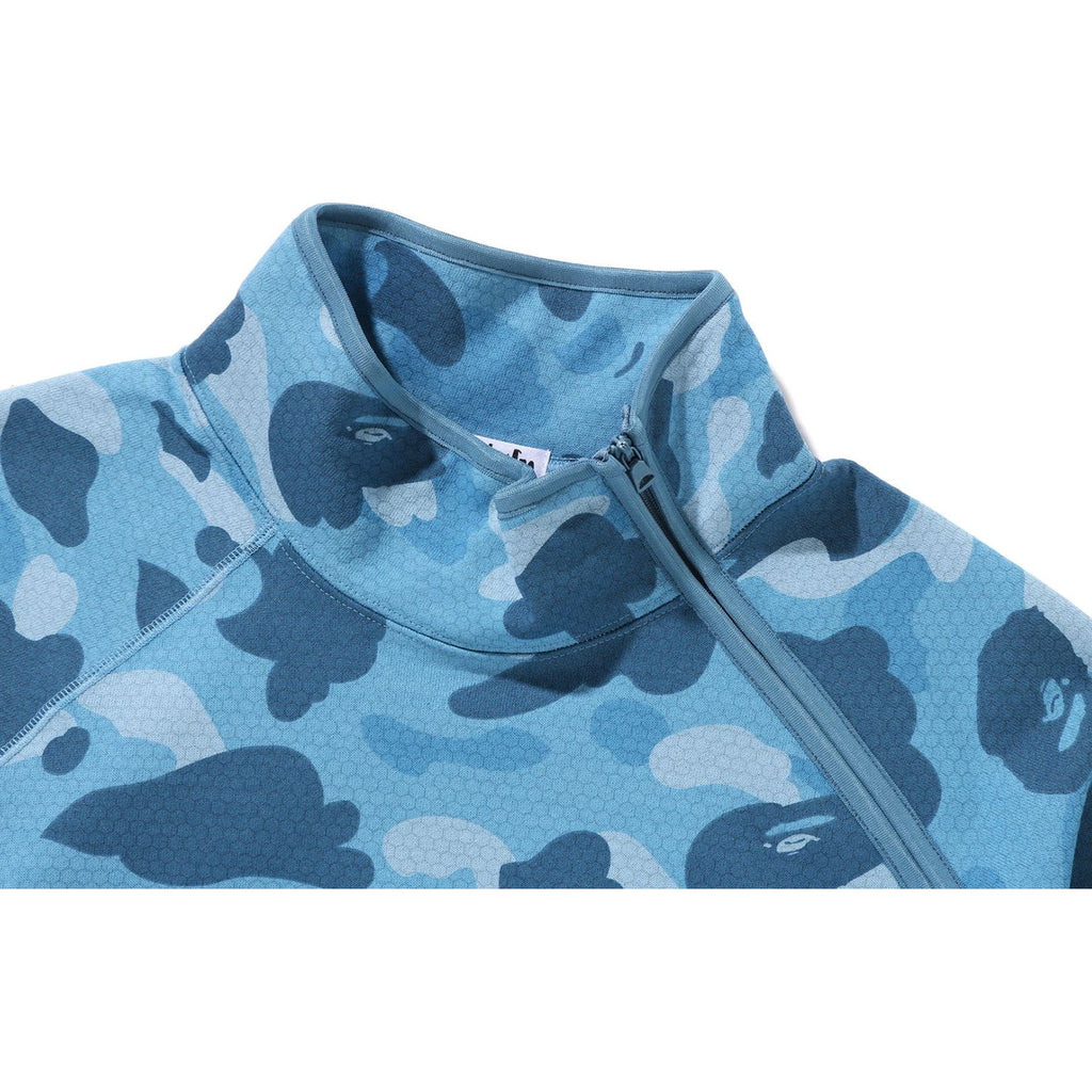 HONEYCOMB CAMO SIDE ZIP CREWNECK MENS