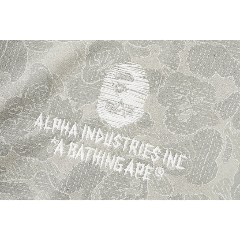 BAPE X ALPHA INDUSTRIES CREWNECK SWEATER MENS