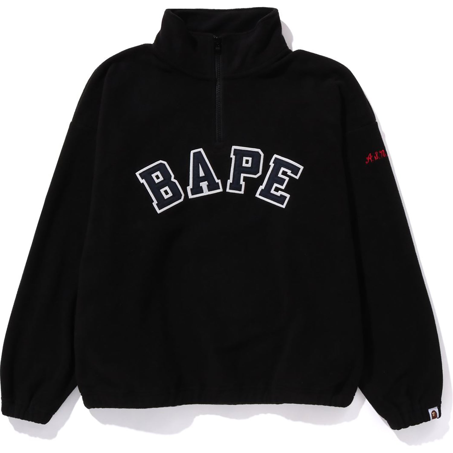 BAPE FLEECE HALF ZIP LADIES