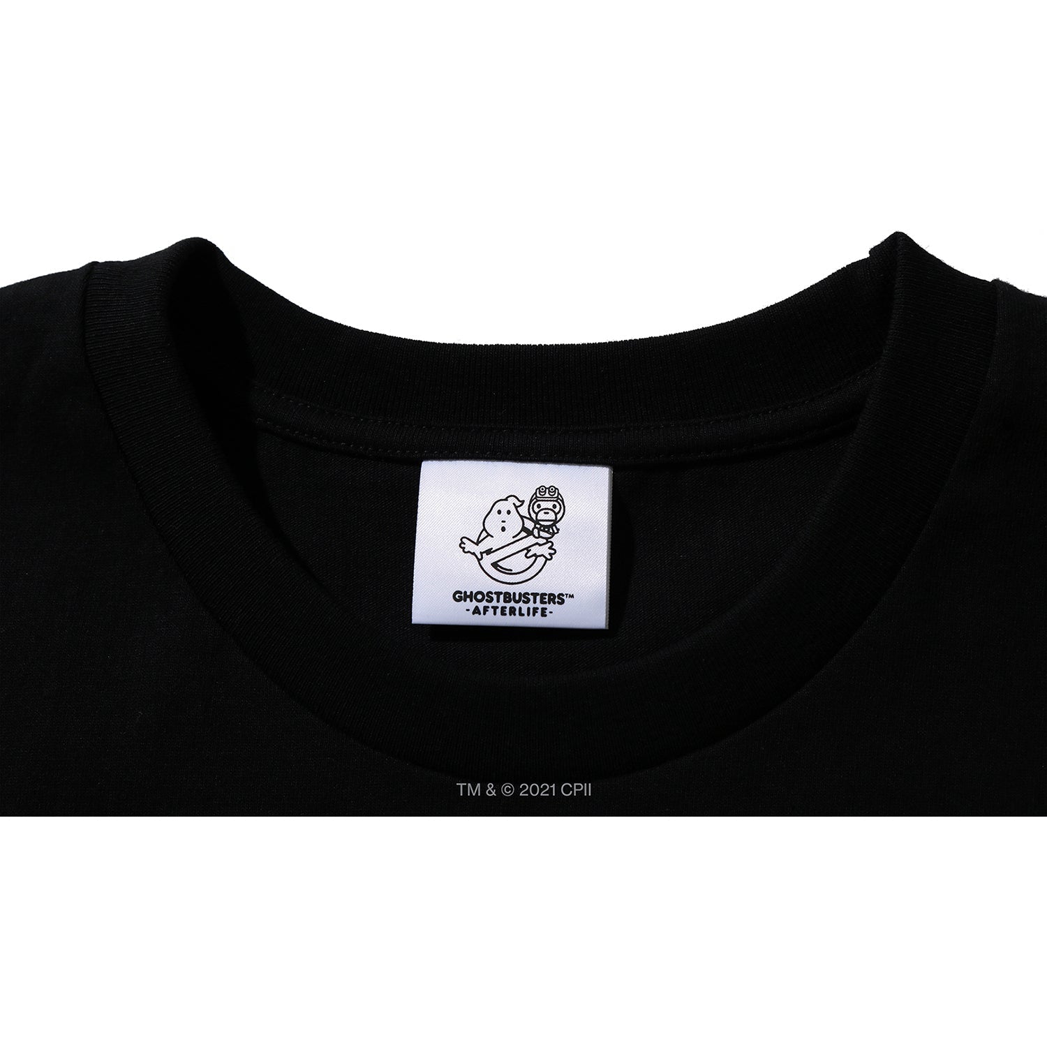 BAPE X GHOSTBUSTERS CAMO COLLEGE TEE MENS