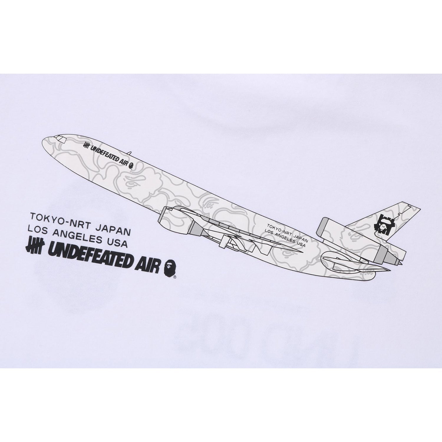 BAPE X UNDEFEATED TEE MENS