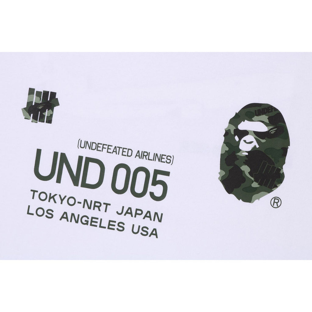BAPE X UNDEFEATED TEE MENS