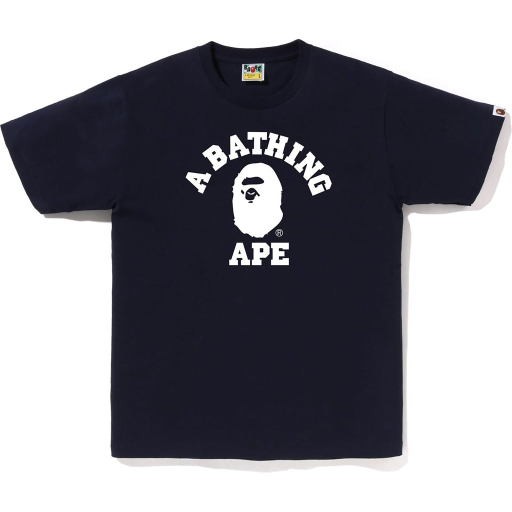 BICOLOR COLLEGE TEE BAPEC MENS