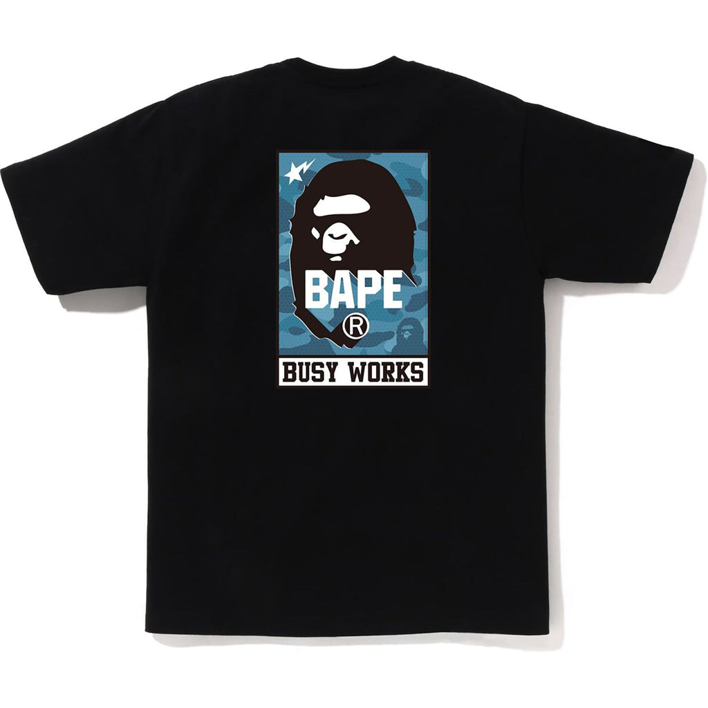 HONEYCOMB CAMO BAPE BUSY WORKS TEE MENS