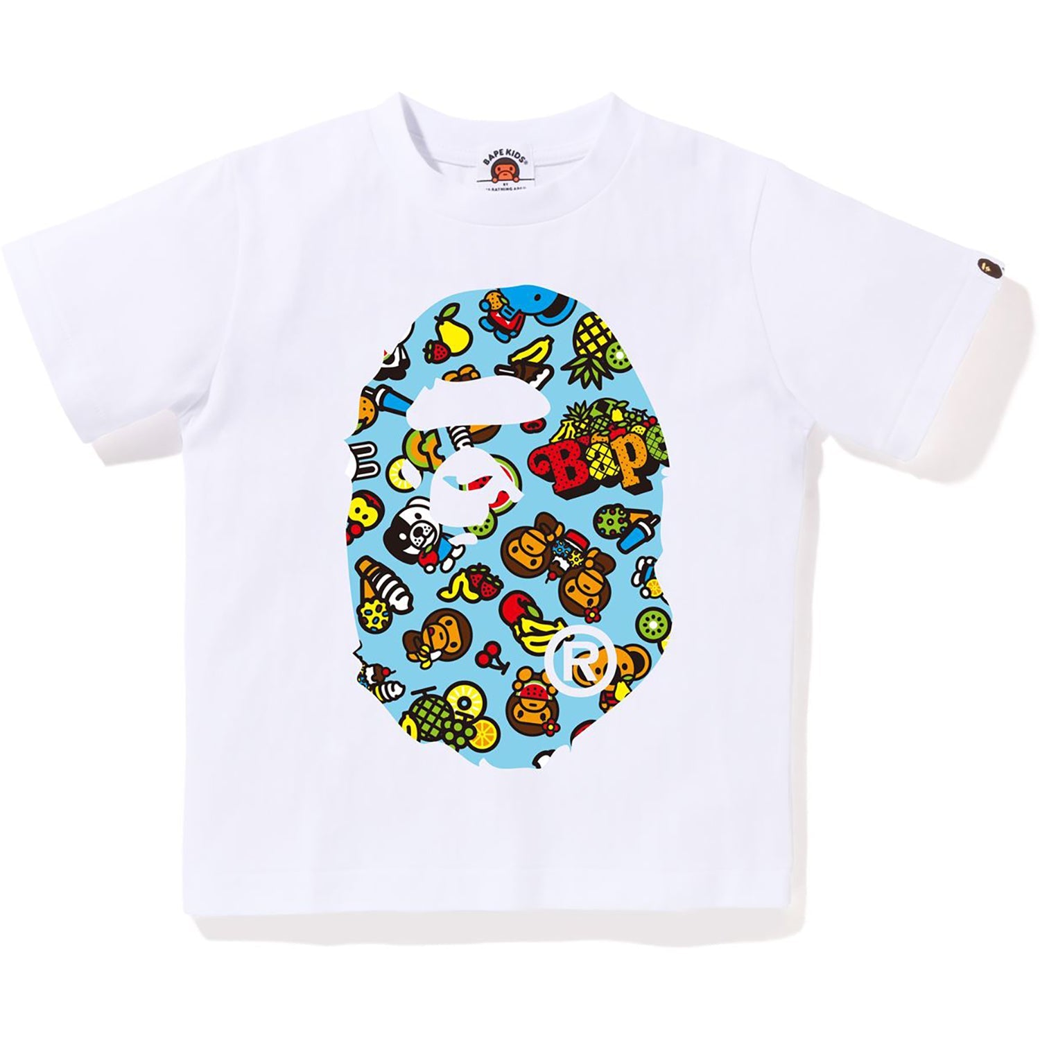 BABY MILO MIXED FRUIT BIG APE HEAD TEE KIDS