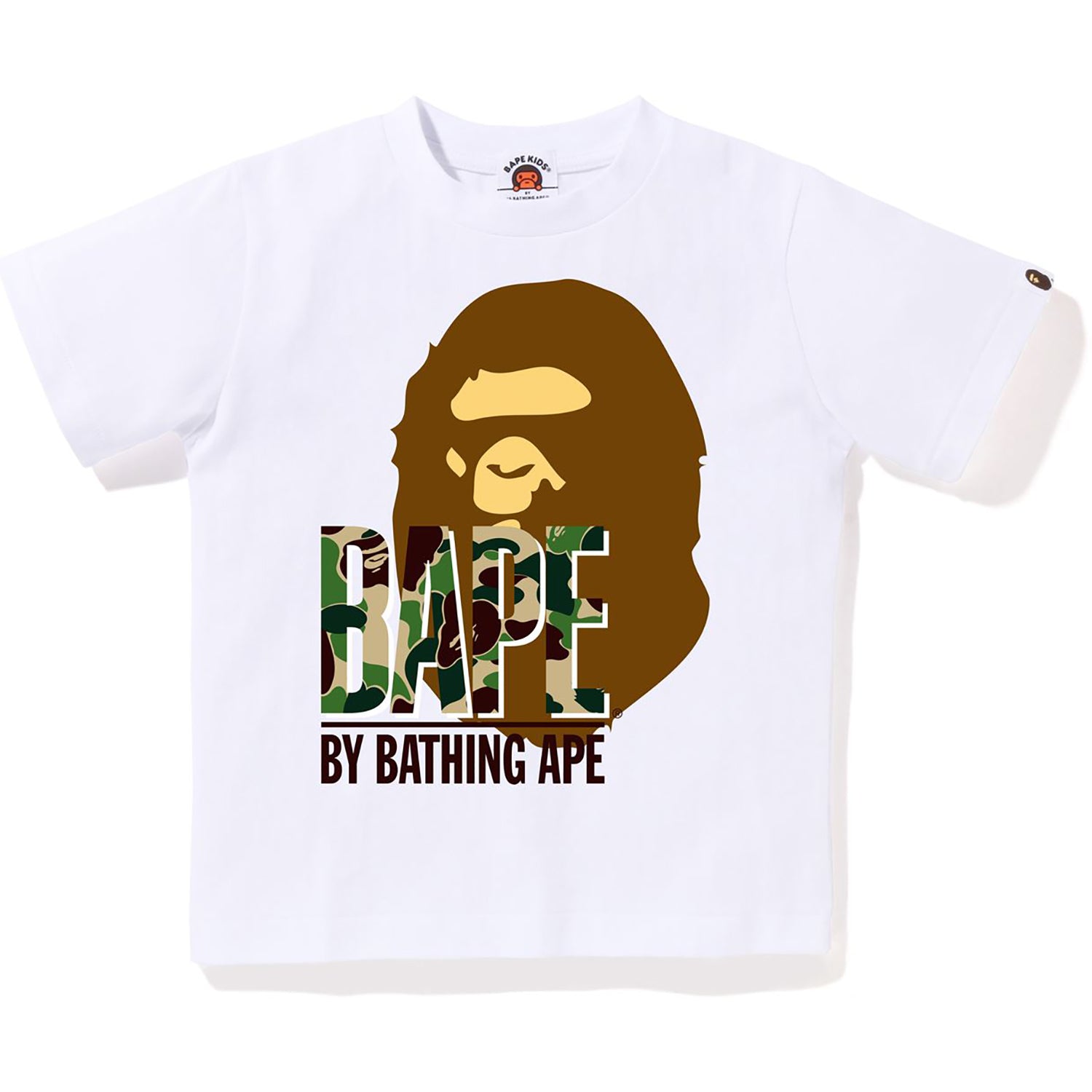 BAPE ABC CAMO APE HEAD TEE KIDS