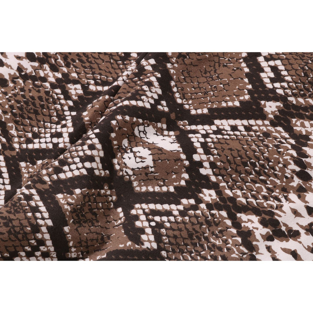 BAPE SNAKE PATTERN BIKER SHORTS LADIES
