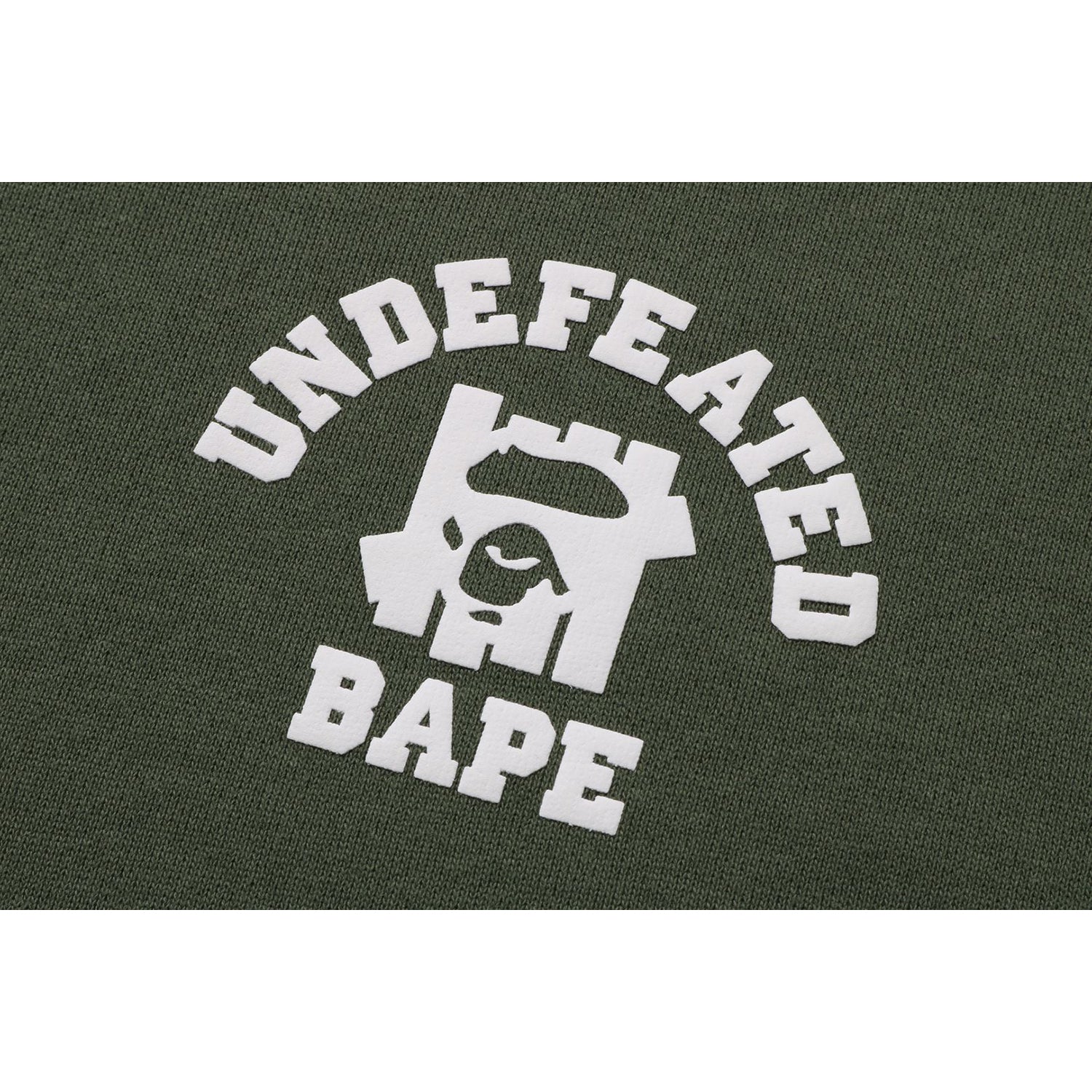 BAPE X UNDEFEATED COLOR CAMO RELAXED ZIP HOODIE MENS