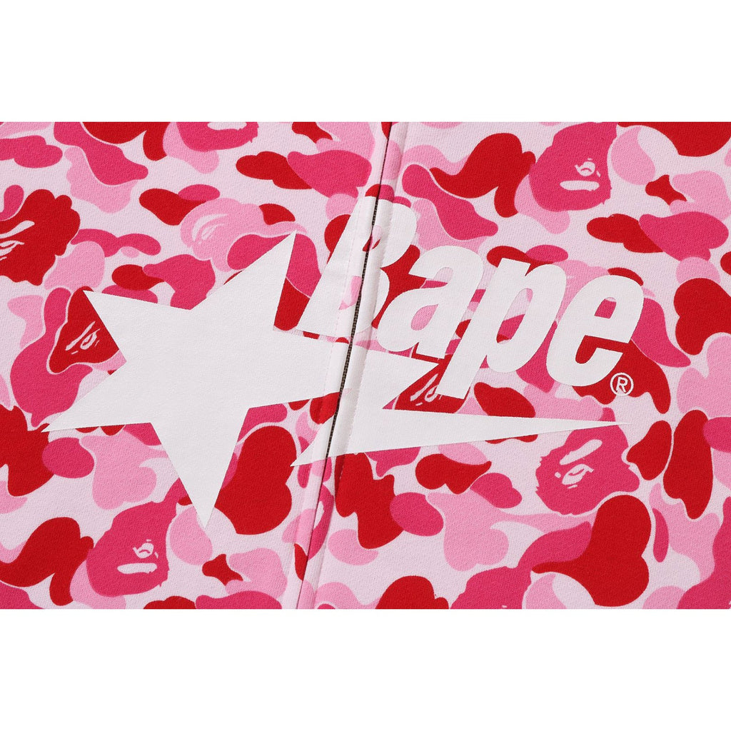 ABC CAMO BAPE STA FULL ZIP HOODIE LADIES