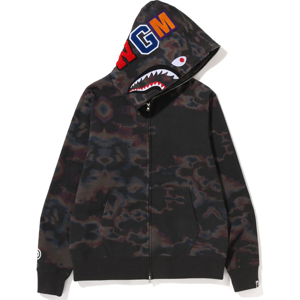 BAPE THERMOGRAPHY SHARK FULL ZIP HOODIE MENS