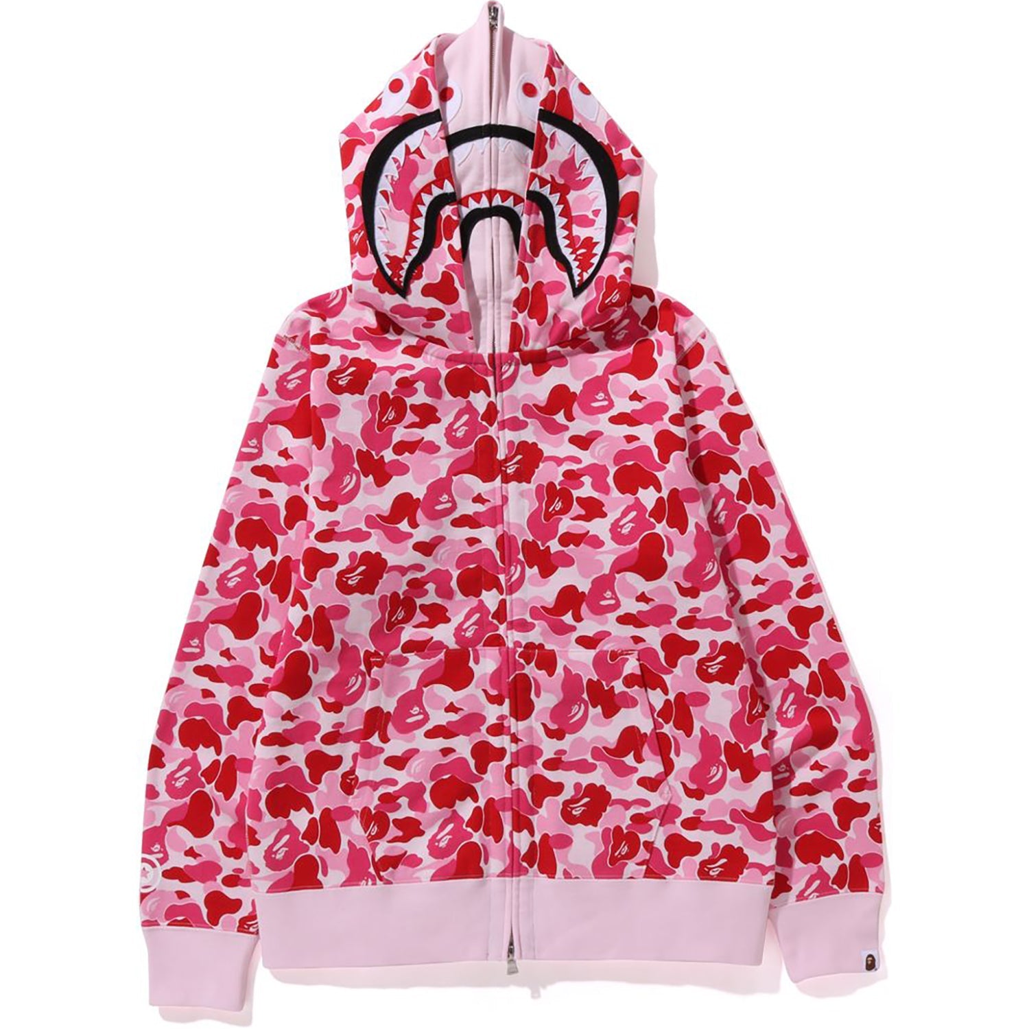 ABC CAMO DOUBLE SHARK FULL ZIP HOODIE MENS