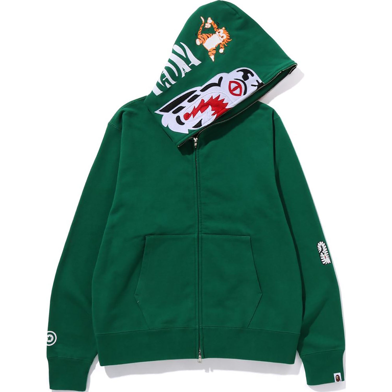 TIGER FULL ZIP HOODIE MENS