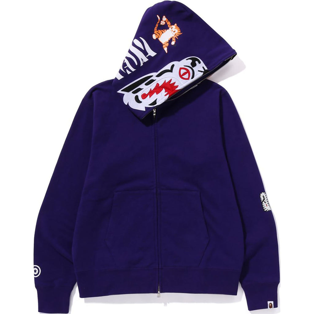 TIGER FULL ZIP HOODIE MENS