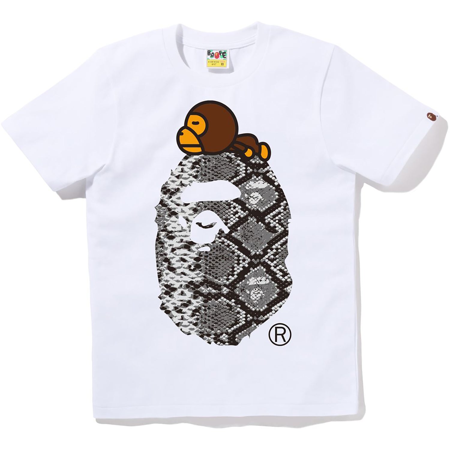 BAPE SNAKE MILO ON BIG APE TEE LADIES