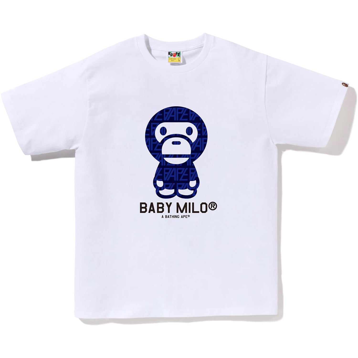 BAPE LOGO MONOGRAM BABY MILO TEE MENS
