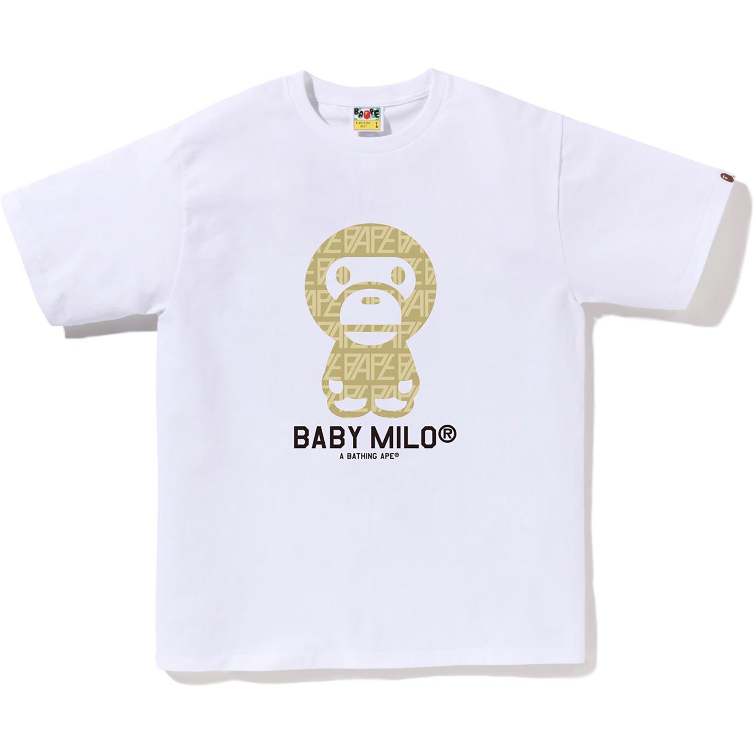 BAPE LOGO MONOGRAM BABY MILO TEE MENS
