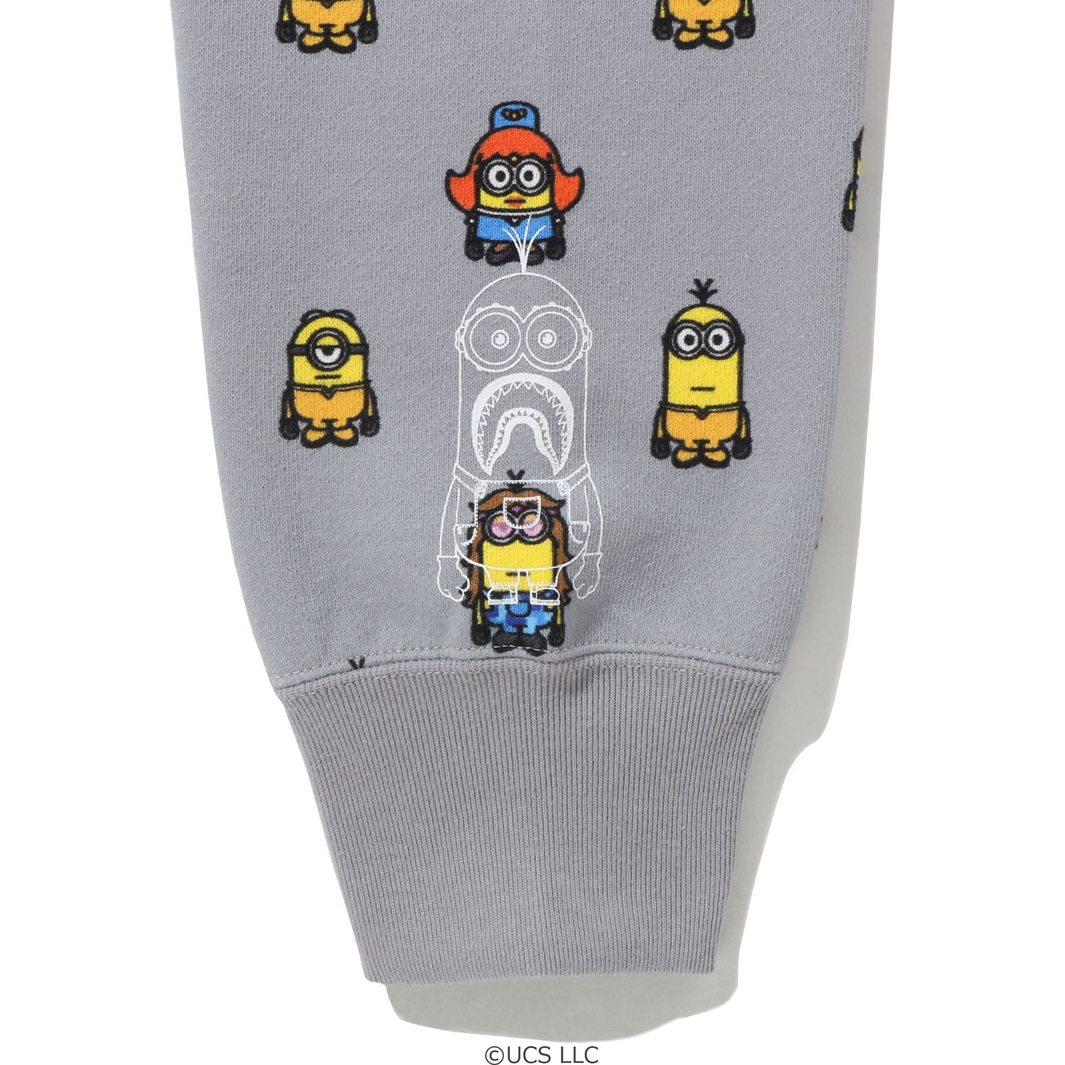 MINIONS SHARK FULL ZIP HOODIE MENS