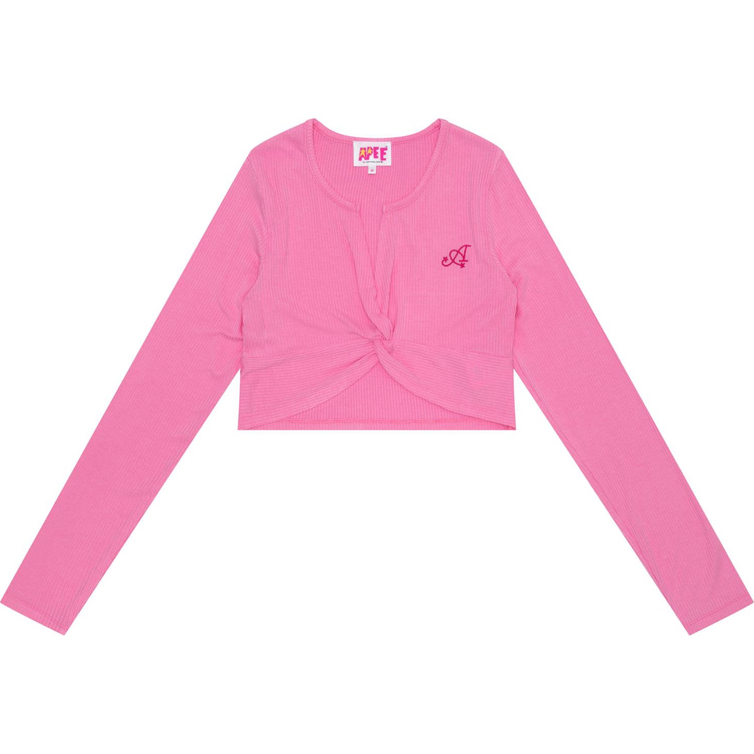 APEE TWIST-FRONT CROPPED TOP LADIES