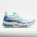 Women's Asics Gel-Kinsei Blast, White/Pure Silver, 7 B Medium