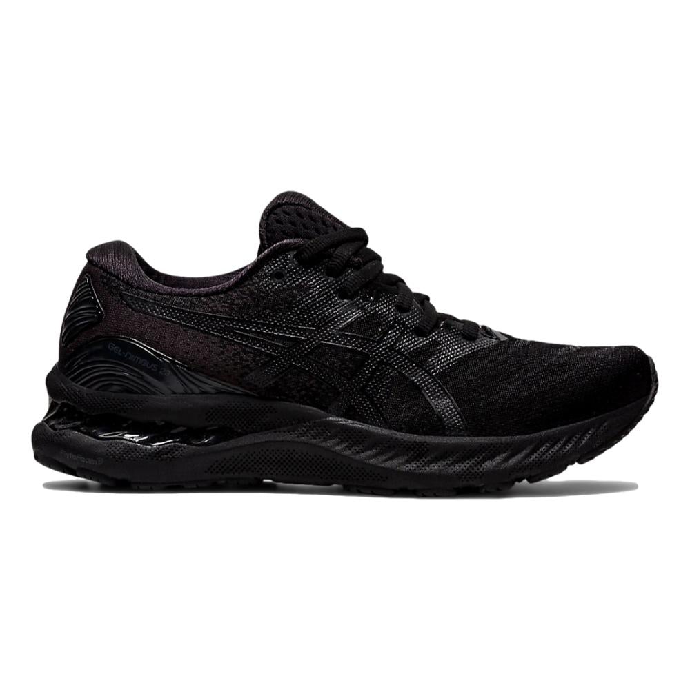 Women's Asics Gel-Nimbus 23, Black/Black, 6.5 B Medium