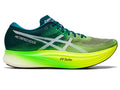 Men's Asics Metaspeed Edge+, Velvet Pine/Safety Yellow, 13 D Medium