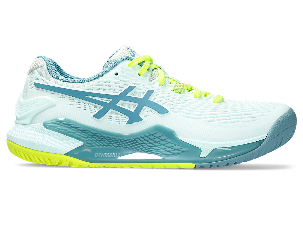 Women's Asics Gel-Resolution 9, Soothing Sea/Gris Blue, 8.5 B Medium