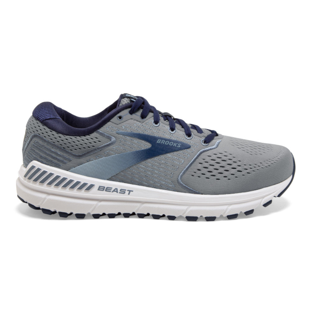 Men's Brooks Beast '20, Blue/Grey/Peacoat, 13 D Medium