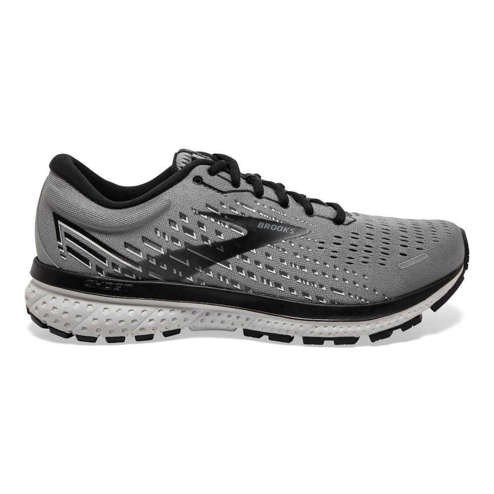 Men's Brooks Ghost 13, Primer Grey/Pearl/Black, 12.5 2E Wide