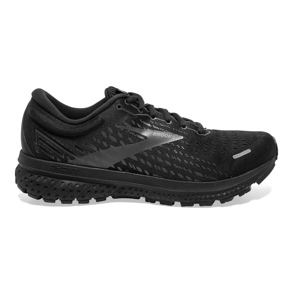 Men's Brooks Ghost 13, Black/Black, 10 D Medium