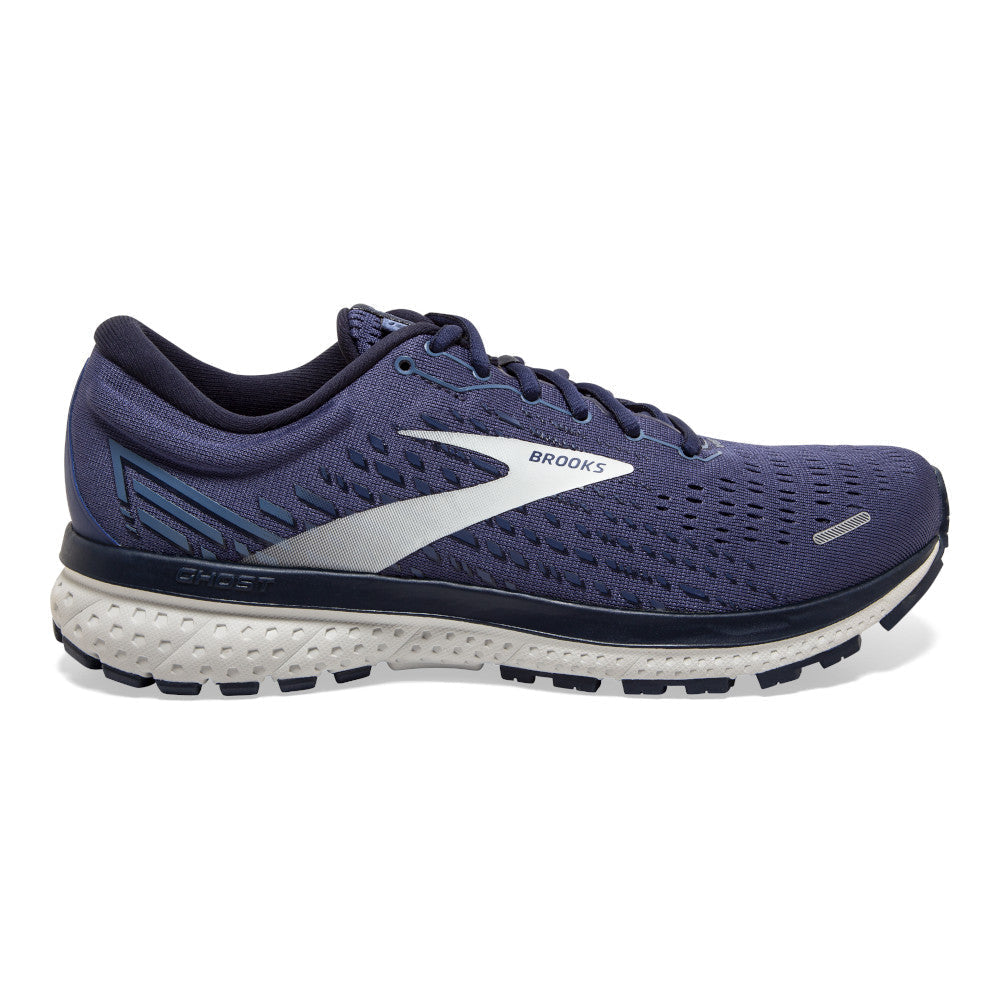 Men's Brooks Ghost 13, Deep Cobalt/Grey/Navy, 10 D Medium