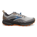 Men's Brooks Cascadia 16, Oyster Mushroom/Alloy/Orange, 10 D Medium