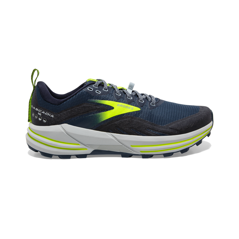 Men's Brooks Cascadia 16, Titan/Peacoat/Nightlife, 7.5 D Medium