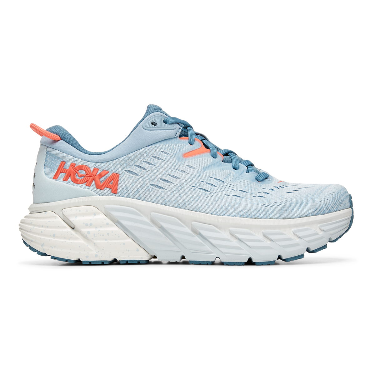 Women's Hoka One One Gaviota 4,  Blue Fog/ Plein Air, 8 B Medium