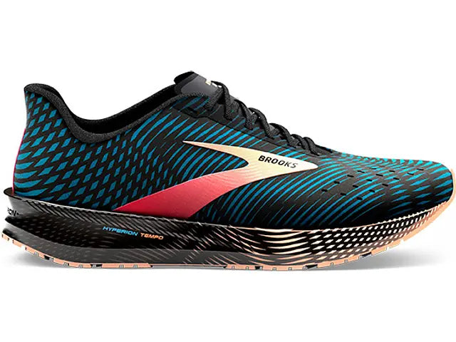 Women's Brooks Hyperion Tempo, Blue/Phantom/Cosmo, 7 B Medium