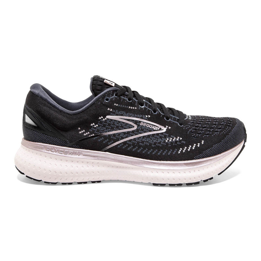 Women's Brooks Glycerin 19, Black/Ombre/Metallic, 11 B Medium