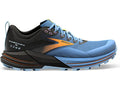 Women's Brooks Cascadia 16, Blue/Black/Yellow, 10 B Medium