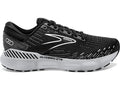 Women's Brooks Glycerin GTS 20, Black/White/Alloy, 8.5 B Medium